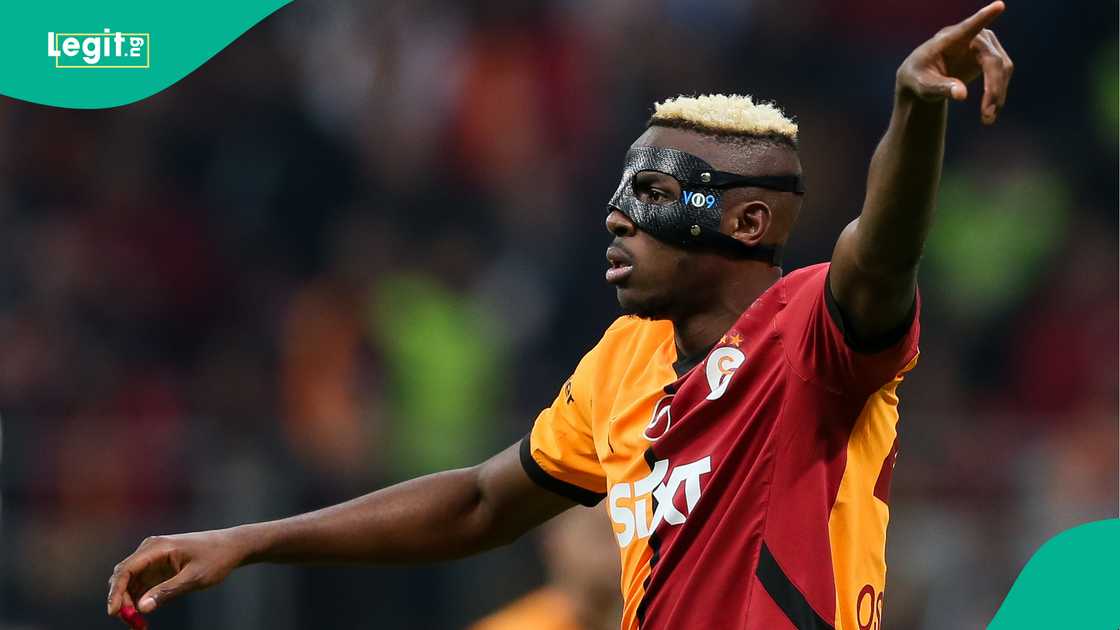 Victor Osimhen, Galatasaray, Besiktas, RAMS Park, Istanbul, Turkiye, Super Lig. Victor Osimhen, Galatasaray, Besiktas, RAMS Park, Istanbul, Turkiye, Super Lig.