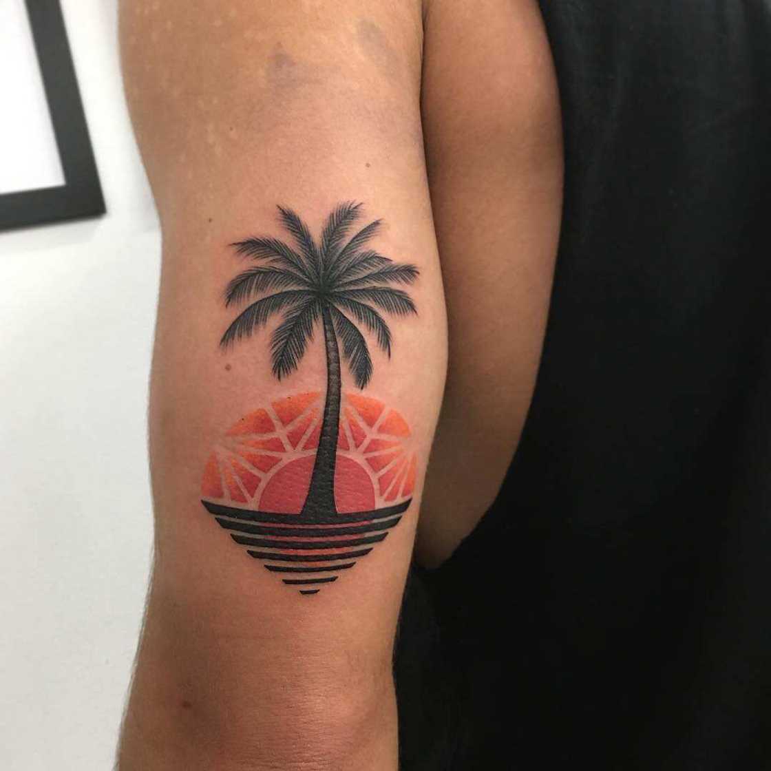 palm tree tattoo palm tree tattoo
