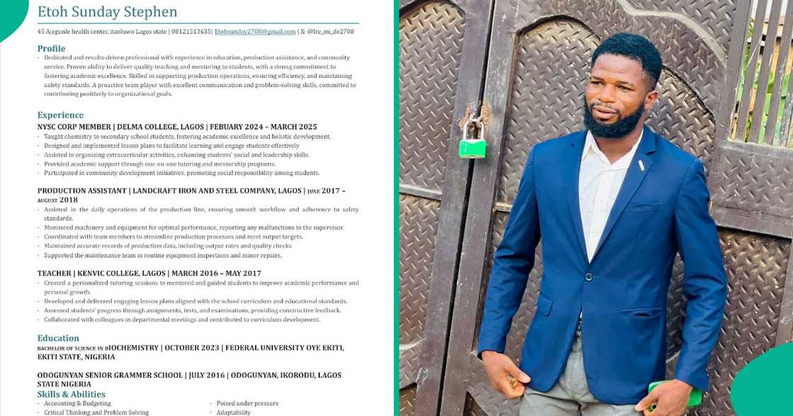 A Nigerian man named Etoh Sunday goes viral for storming the Oshodi bridge in Lagos to protest unemployment