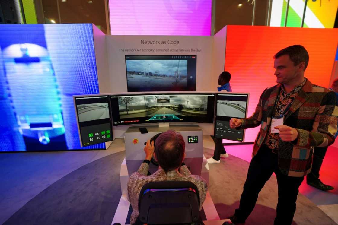 Attendees were able to test drive a car 3,000 miles away Attendees were able to test drive a car 3,000 miles away