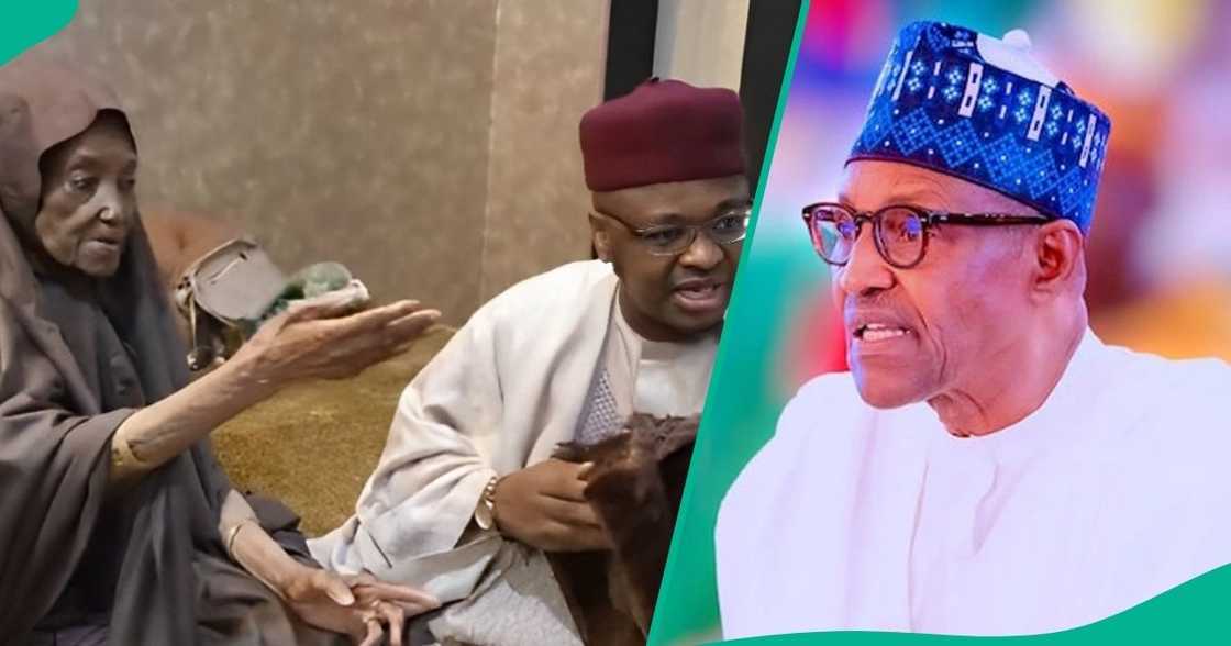 Former Minister of Communications and Digital Economy, Prof. Isa Ali Ibrahim Pantami, visits the late Muhammadu Buhari’s 104-year-old nanny. Former Minister of Communications and Digital Economy, Prof. Isa Ali Ibrahim Pantami, visits the late Muhammadu Buhari’s 104-year-old nanny.