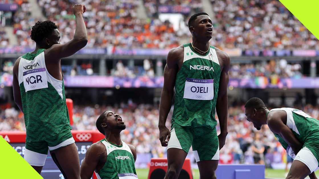 Team Nigeria disqualified from Men's 4x400m Team Nigeria disqualified from Men's 4x400m