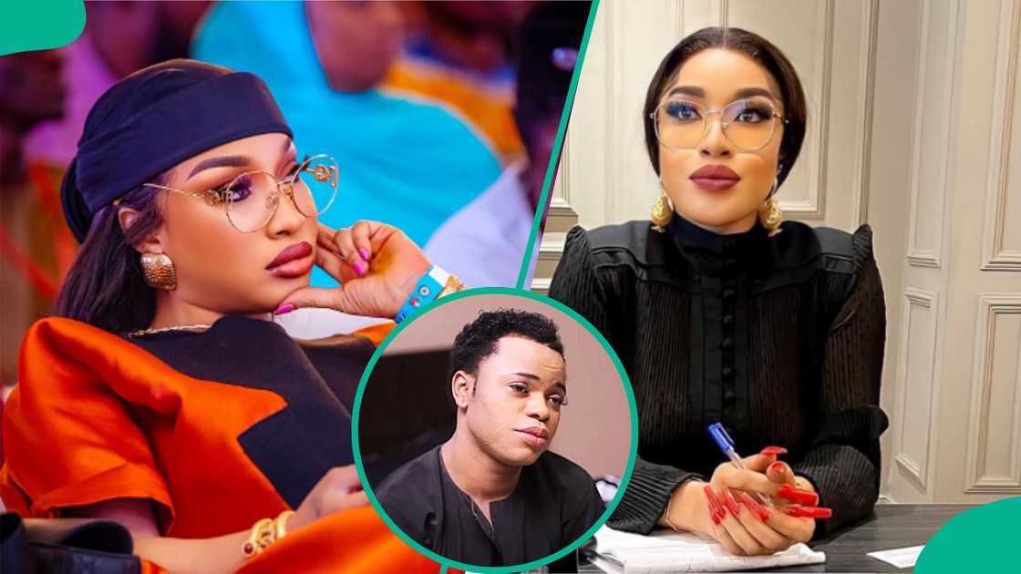 Bobrisky: Tonto Dikeh advises Nigerians on how to protect themselves from their calls being recorded.