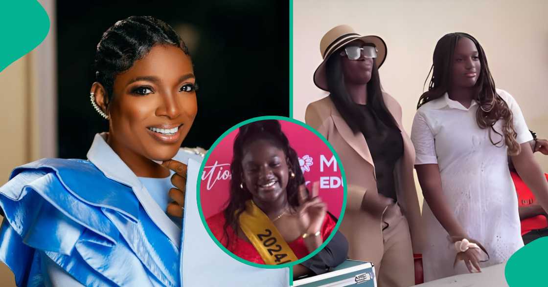 Nollywood actress Annie Idibia celebrates her daughter Olivia’s graduation from junior high.