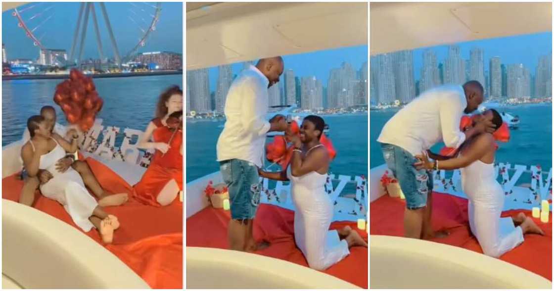Proposal on yacht, Angela Nwosu, Soundmind Proposal on yacht, Angela Nwosu, Soundmind