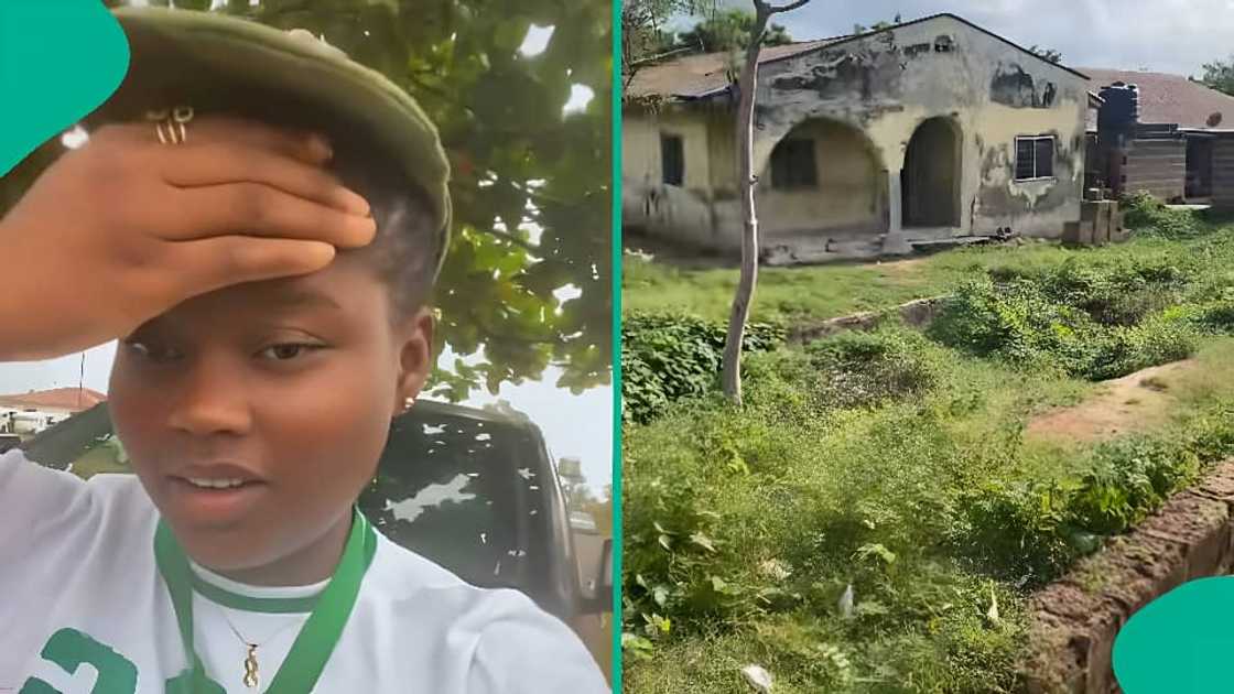 Tears flow as corps member gets dilapidated house from PPA Tears flow as corps member gets dilapidated house from PPA