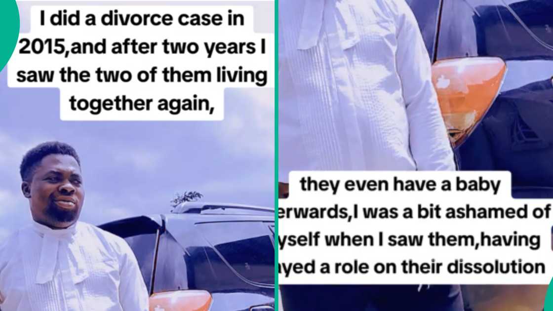 Lawyer ashamed after finding couple he helped divorce living together