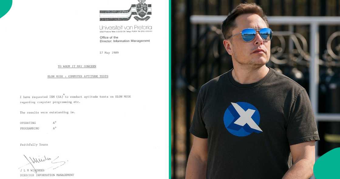 Elon Musk's mum shares result of the computer test he wrote at 17. Elon Musk's mum shares result of the computer test he wrote at 17.