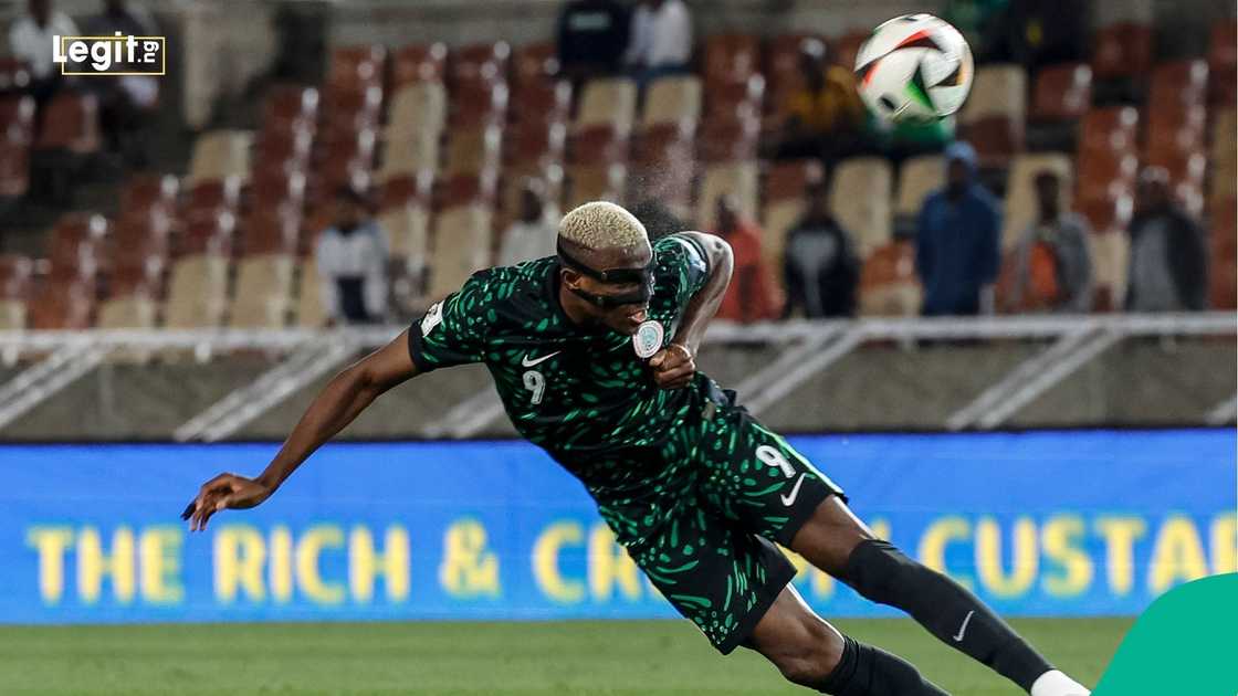 Victor Osimhen, Super Eagles, 2026 FIFA World Cup, Lesotho, Nigeria, Peter Mokaba Stadium, Polokwane. Victor Osimhen, Super Eagles, 2026 FIFA World Cup, Lesotho, Nigeria, Peter Mokaba Stadium, Polokwane.