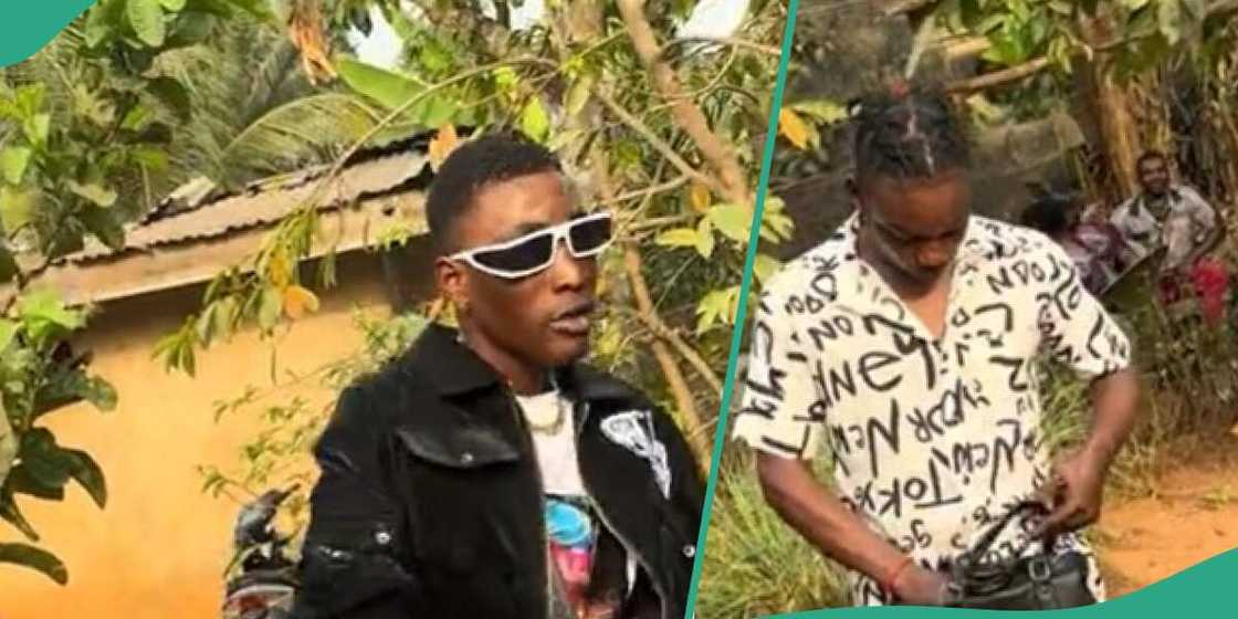 The man was excited to gift out the cash. The man was excited to gift out the cash.