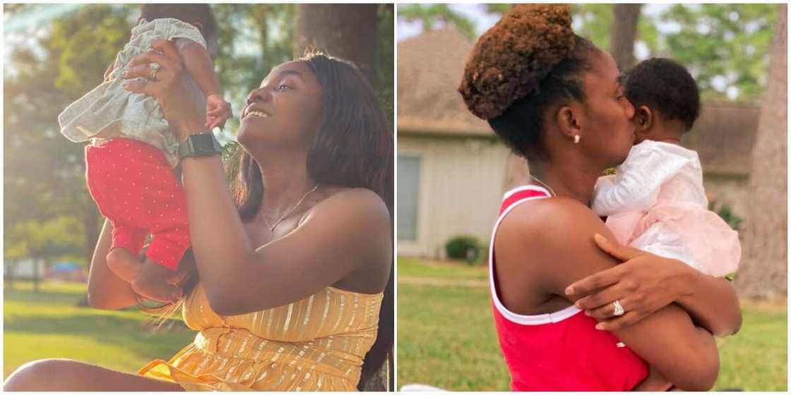 Singer Simi vows to beat up any child that bullies her baby Deja in school Singer Simi vows to beat up any child that bullies her baby Deja in school