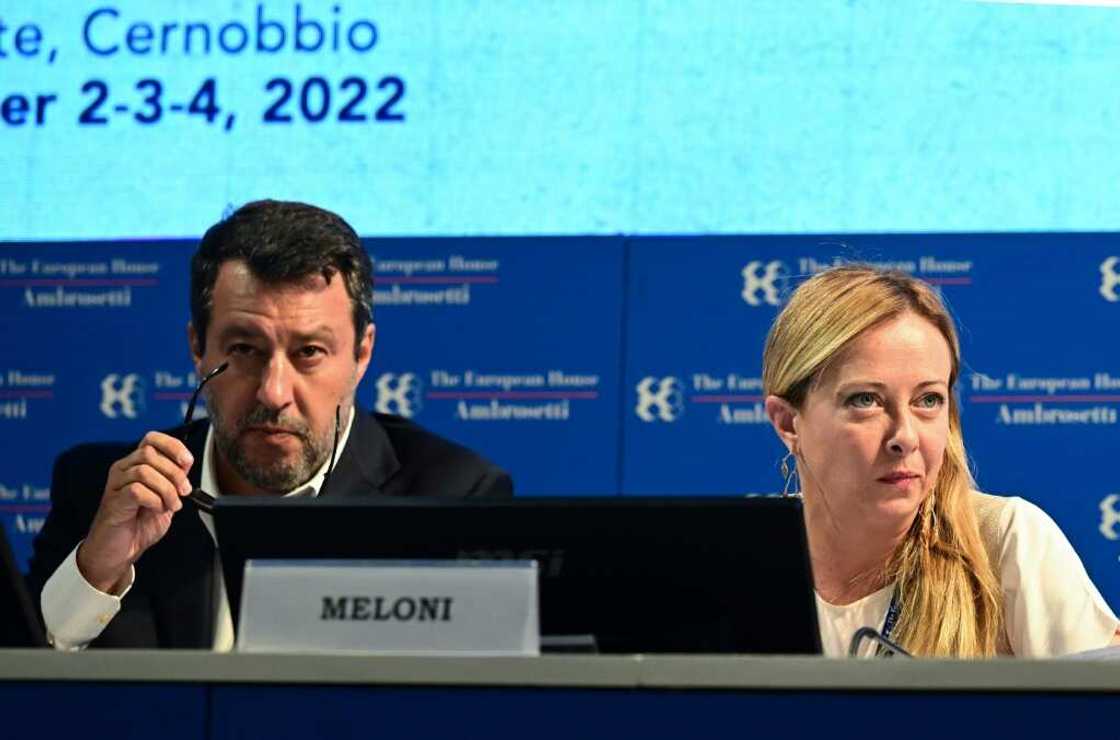 A right-wing alliance including Matteo Salvini and Giorgia Meloni, alongside former premier Silvio Berlusconi, is tipped for victory A right-wing alliance including Matteo Salvini and Giorgia Meloni, alongside former premier Silvio Berlusconi, is tipped for victory