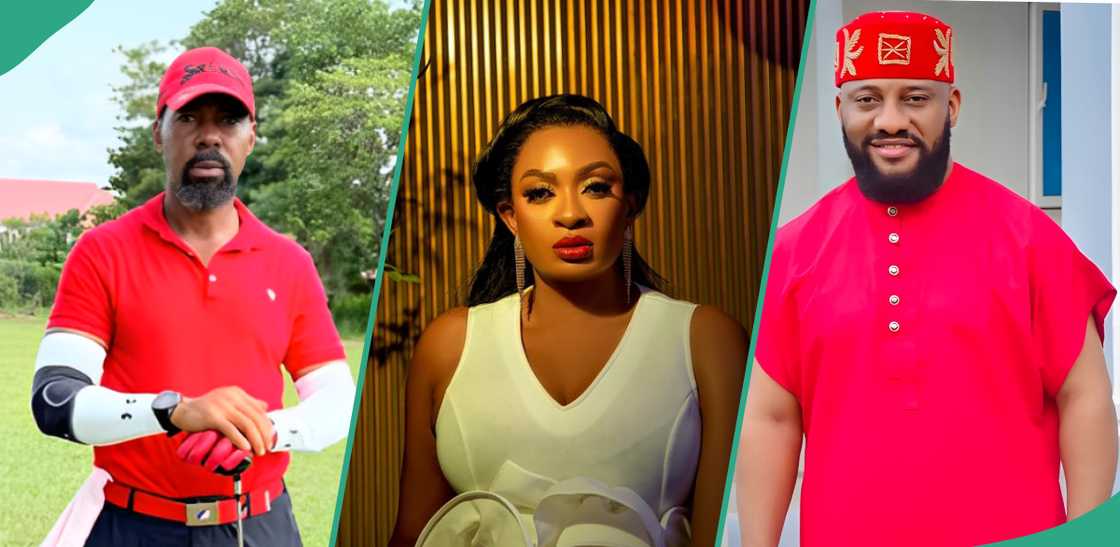 Yul Edochie's brother Linc unfollows May Edochie Yul Edochie's brother Linc unfollows May Edochie