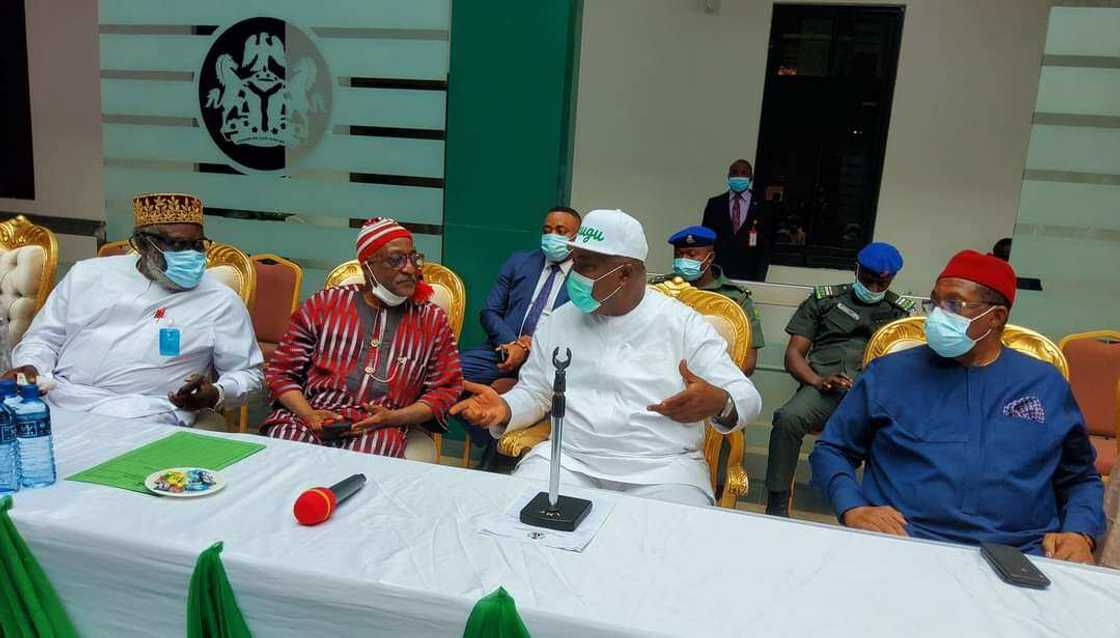 Gov Ugwuanyi Is a Core PDP Man: Deliberates With Party’s BOT Members on National Issues Gov Ugwuanyi Is a Core PDP Man: Deliberates With Party’s BOT Members on National Issues
