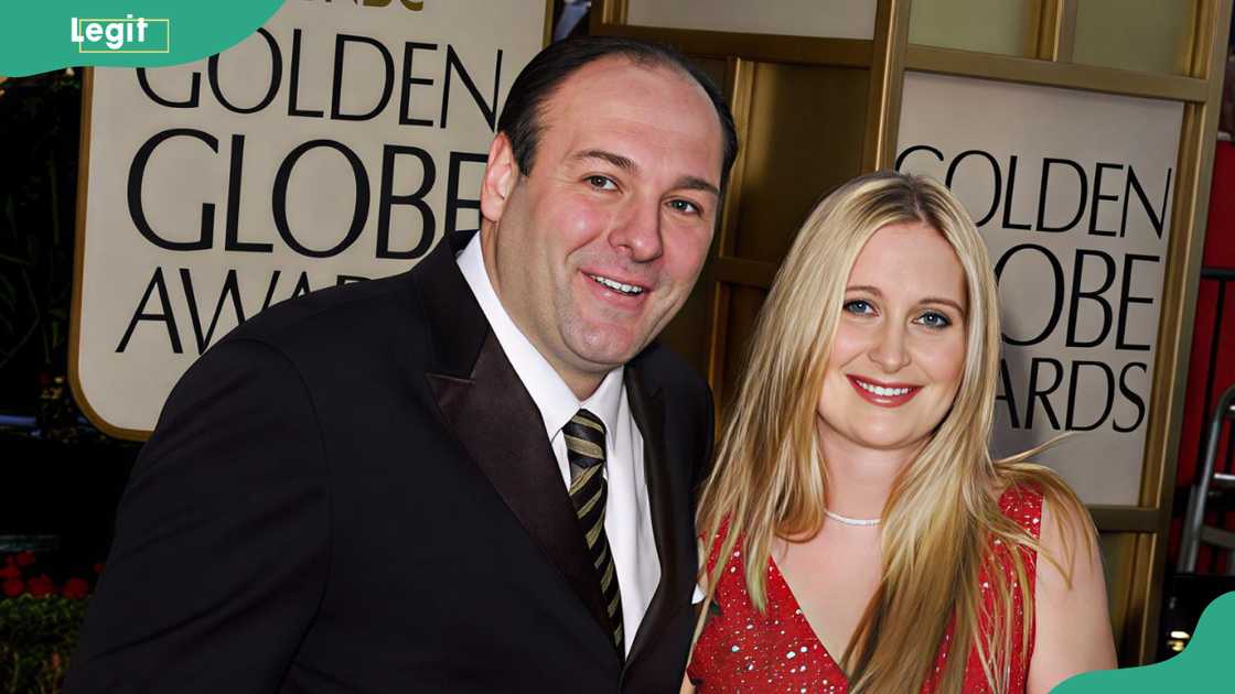 James Gandolfini and Marcy Gandolfini at the Beverly Hilton