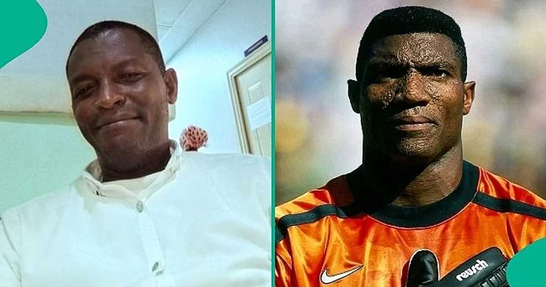 Man recounts however  precocious   Peter Rufai signed connected  the backmost  of his passport.