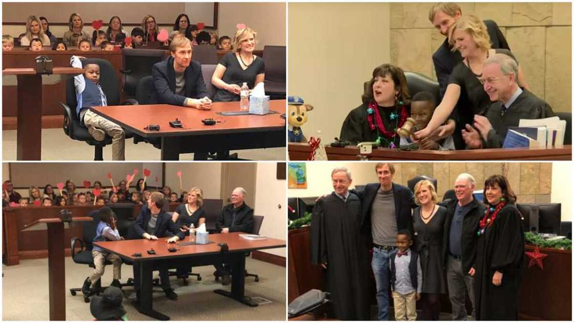 The classmates cheered the boy during the hearing. The classmates cheered the boy during the hearing.