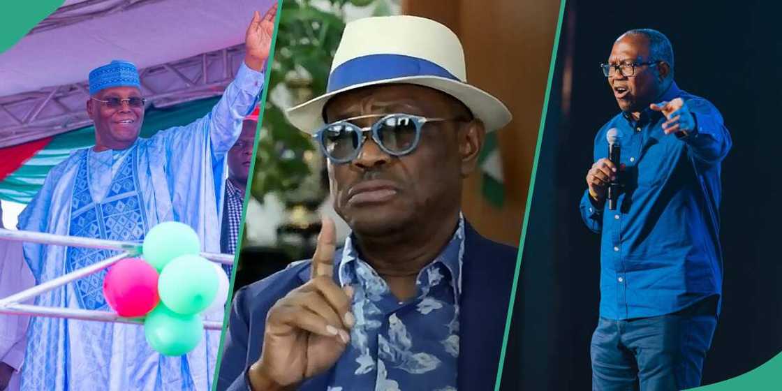 Paul Ibe, the spokesperson of Atiku Abubakar, has disclosed that the minister of the FCT, Nyesom Wike, was the brain behind the voyage of Peter Obi from the PDP to the Labour Party. Paul Ibe, the spokesperson of Atiku Abubakar, has disclosed that the minister of the FCT, Nyesom Wike, was the brain behind the voyage of Peter Obi from the PDP to the Labour Party.