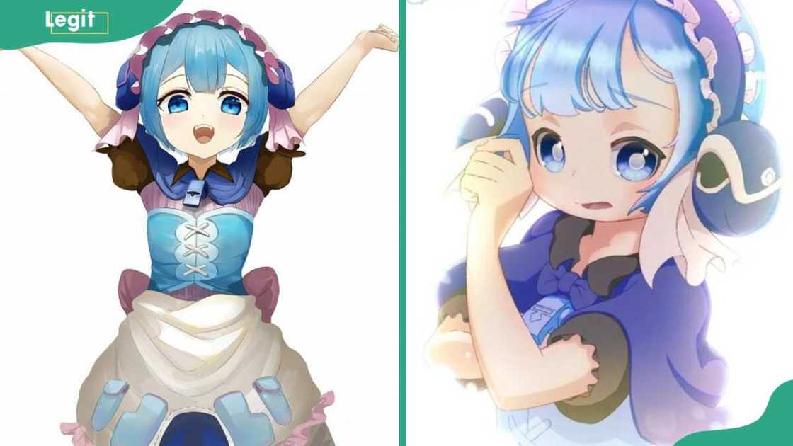 Marulk looking happy (L) and feeling sad (R) Marulk looking happy (L) and feeling sad (R)