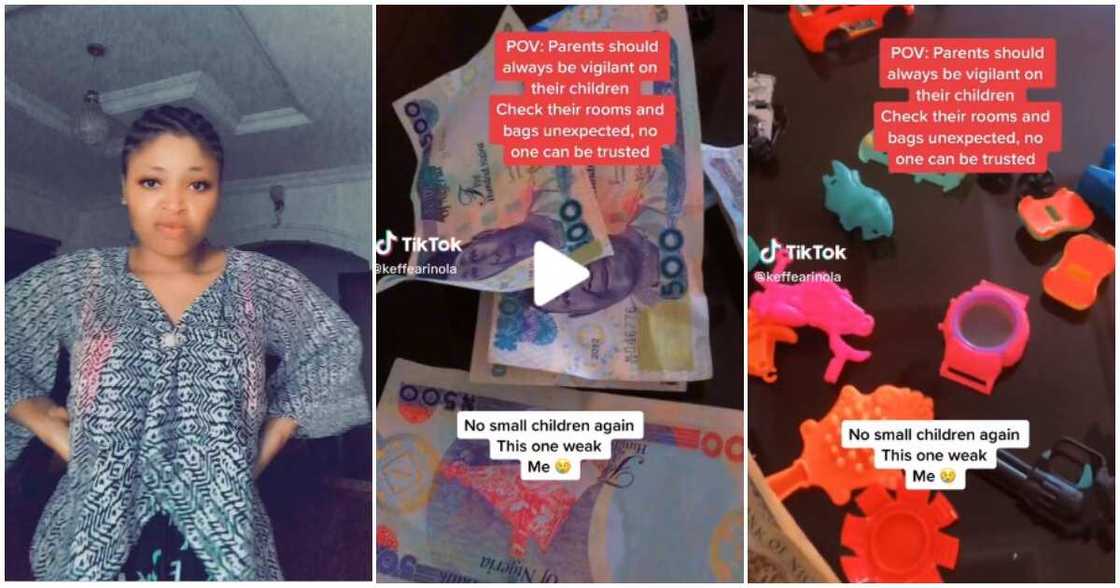 Stealing, Nigerian mum, saw in her kids' room