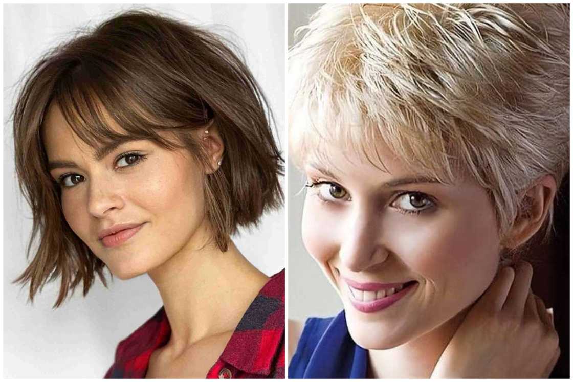 Feathered fringe bob Feathered fringe bob
