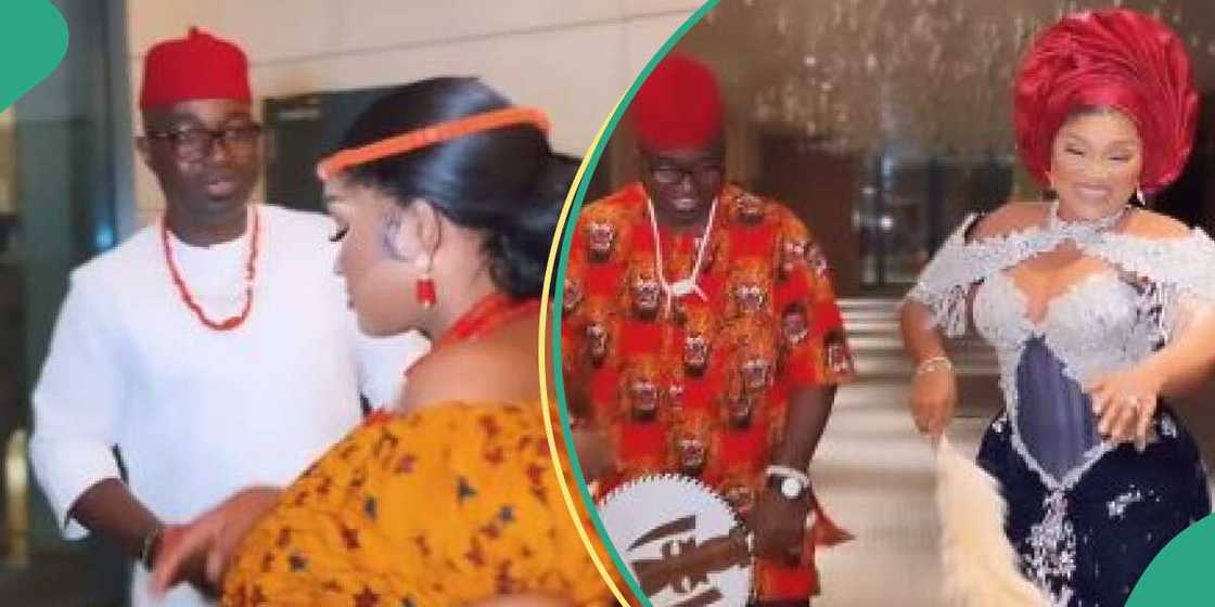 Mercy Aigbe and husband share romantic video. Mercy Aigbe and husband share romantic video.