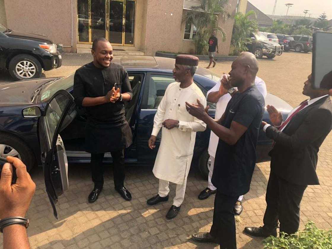 Uche Nwosu has presented a new car to Darlington Chidera Ibekwe Uche Nwosu has presented a new car to Darlington Chidera Ibekwe