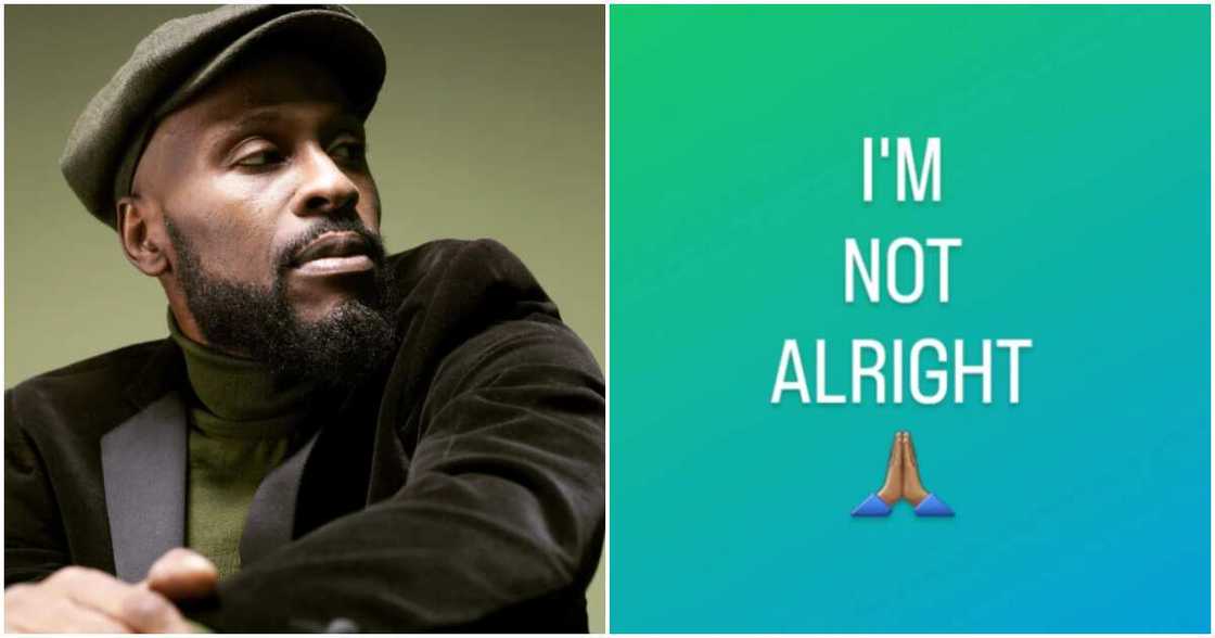 Rapper Ikechukwu says he is not alright. Rapper Ikechukwu says he is not alright.