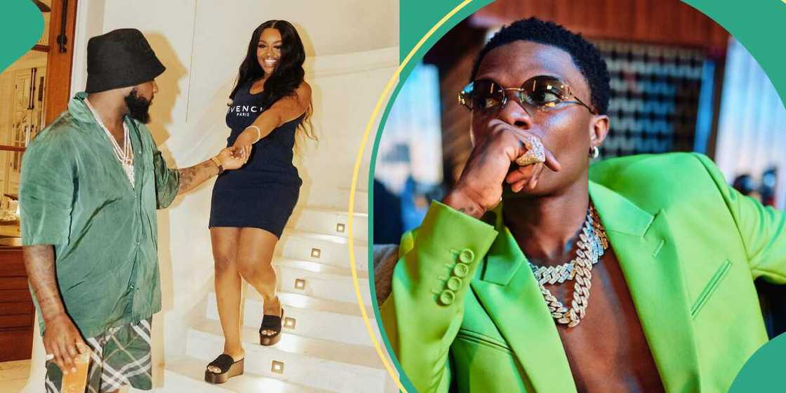 Davido reacts to Wizkid's latest attack on him with love. Davido reacts to Wizkid's latest attack on him with love.