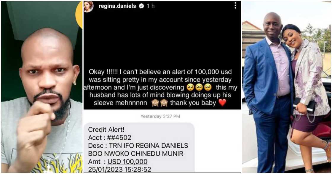 Uche Maduagwu, Regina Daniels Uche Maduagwu, Regina Daniels
