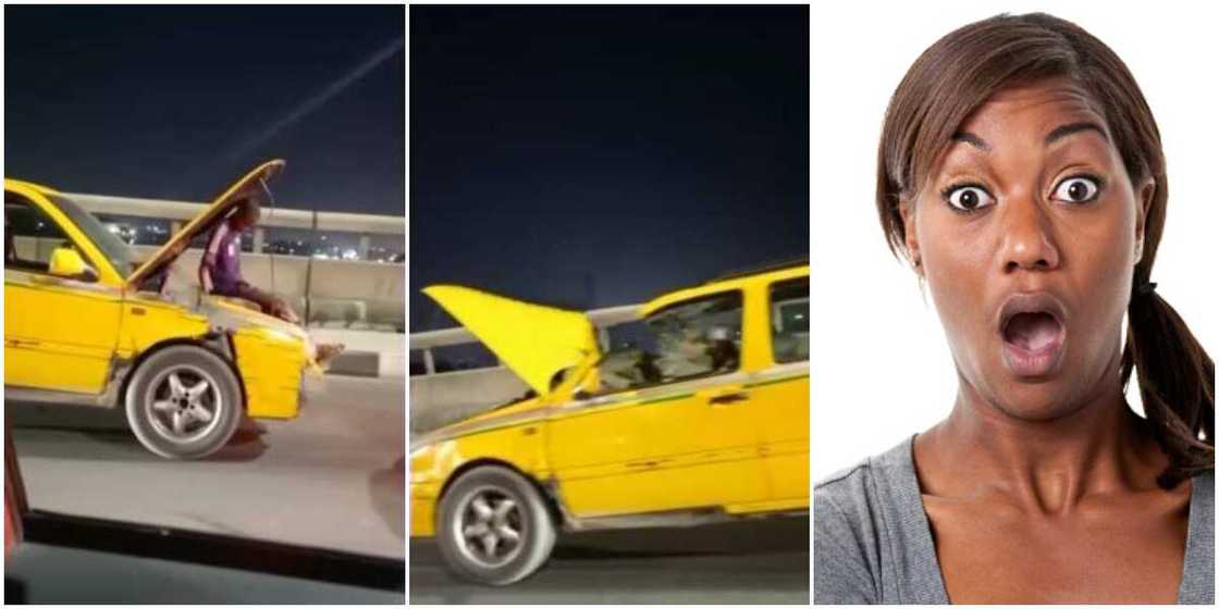 Video of boy fixing a moving car on a Lagos road sparks massive reactions on social media Video of boy fixing a moving car on a Lagos road sparks massive reactions on social media