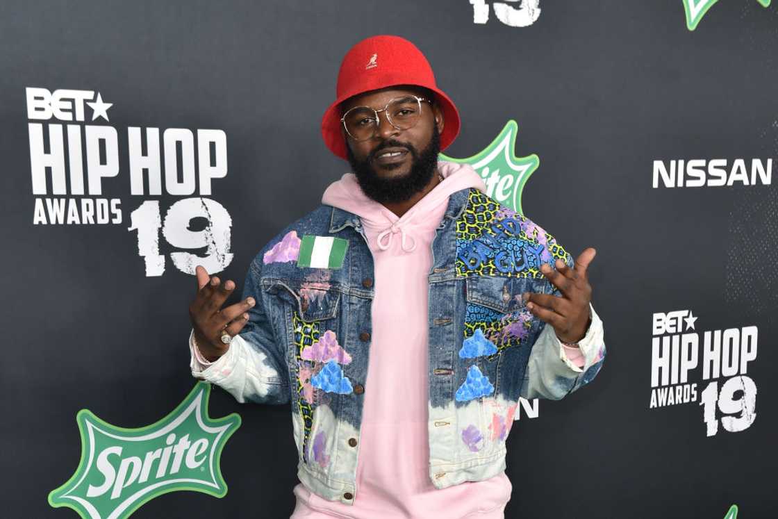 Falz arrives at the 2019 BET Hip Hop Awards