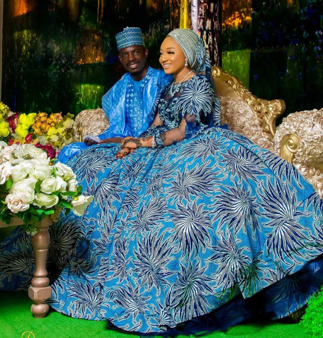 Kyawawan hotunan auren hadimin Buhari da kyakyawar matarsa