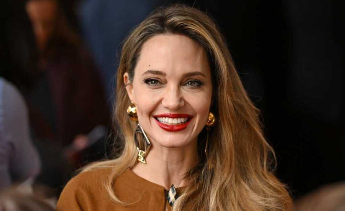 Angelina Jolie attends the opening night of The Outsiders