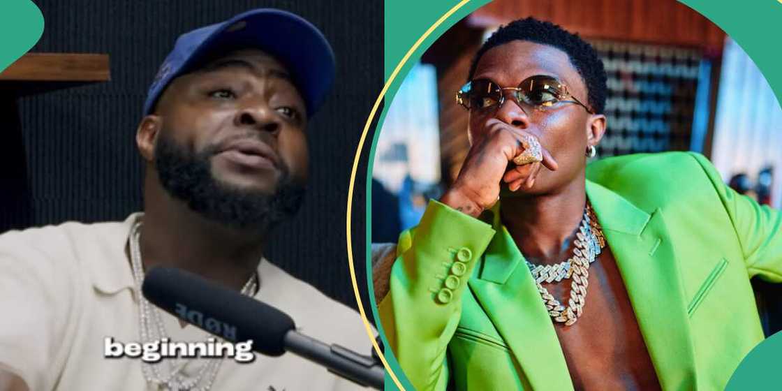 Davido claps back at Wizkid calls him a short she-dog. Davido claps back at Wizkid calls him a short she-dog.