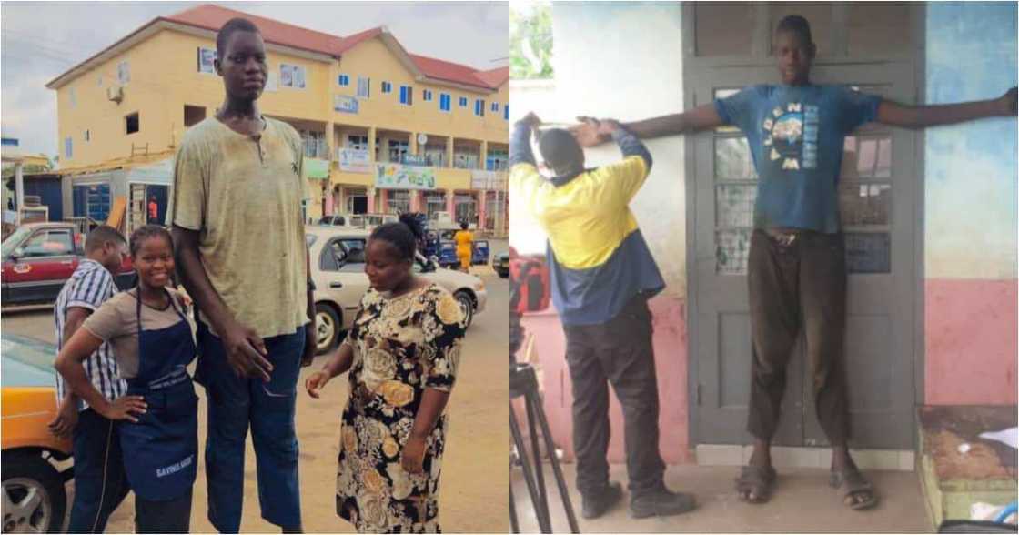 I Birthed him at 10 Months and Became Bedridden for 3 Months - Mom of the Tallest man in Volta Speaks I Birthed him at 10 Months and Became Bedridden for 3 Months - Mom of the Tallest man in Volta Speaks