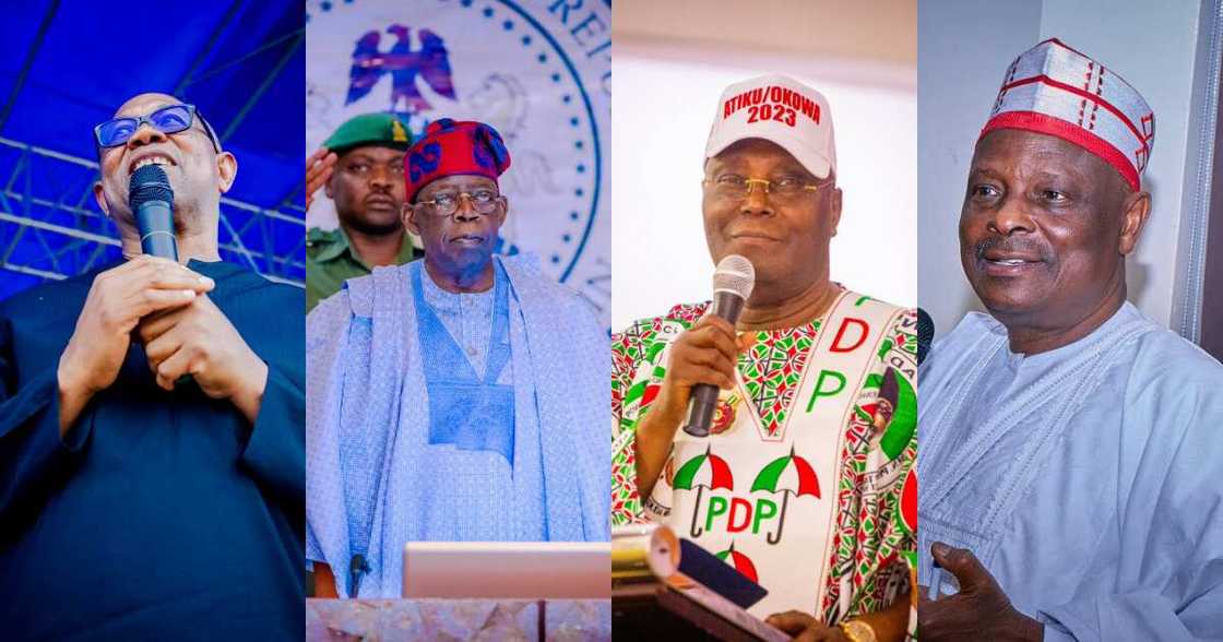 Obi, Atiku, Kwankwaso, Buhari Obi, Atiku, Kwankwaso, Buhari