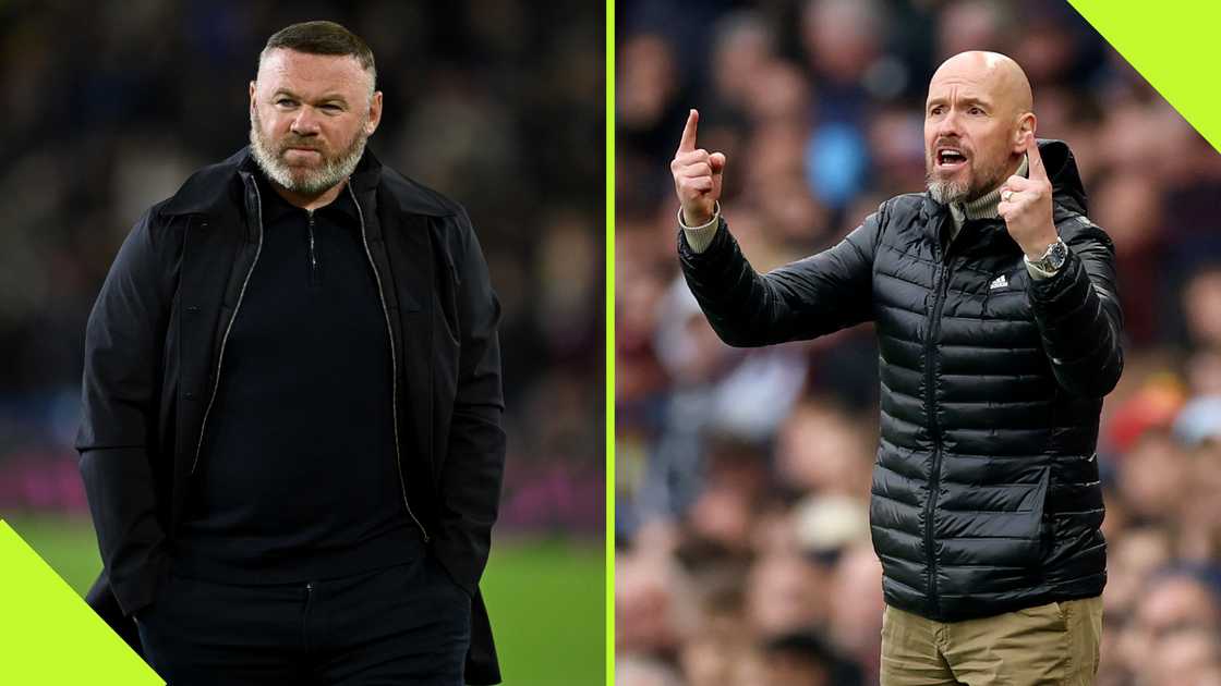 Wayne Rooney won five Premier League ti9tles at Manchester United, but Erik ten Hag is still looking for his first as coach