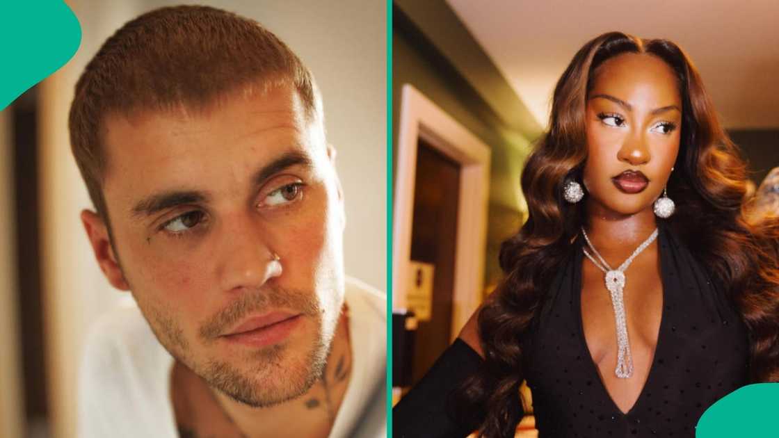 Justin Bieber shares screenshot of FaceTime with Tems. Justin Bieber shares screenshot of FaceTime with Tems.