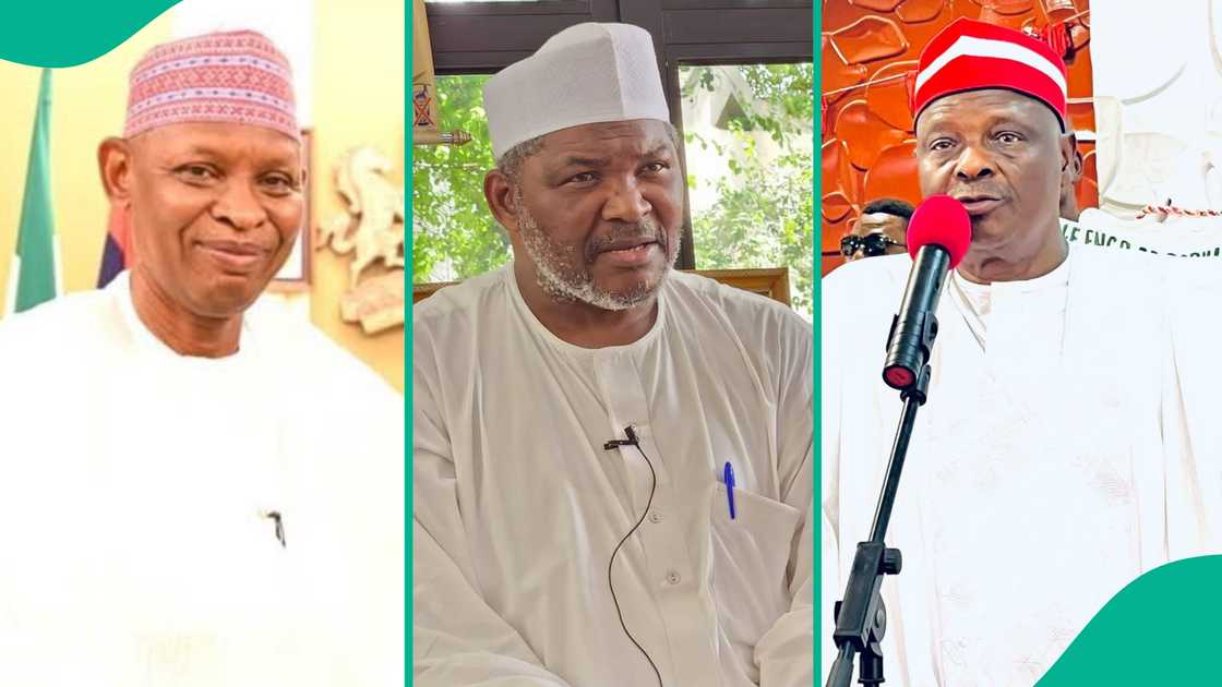 Abba Kabir, Yusuf Ibrahim Khalil da Rabiu Musa Kwankwaso Abba Kabir, Yusuf Ibrahim Khalil da Rabiu Musa Kwankwaso