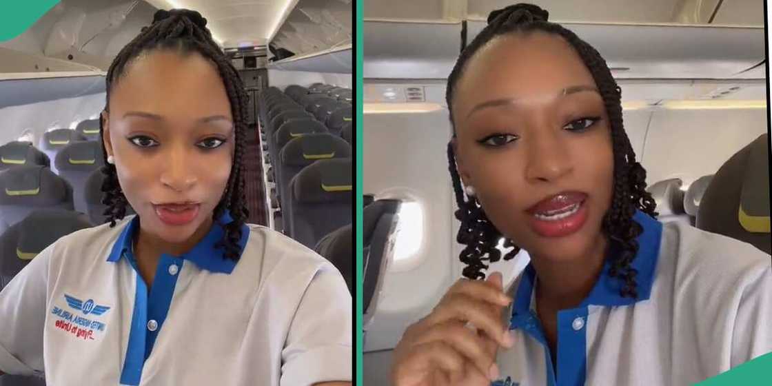 flight attendant for United Nigeria Airline flight attendant for United Nigeria Airline