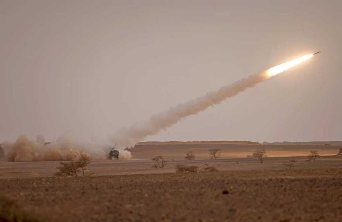 A Himars precision rocket system is fired during a military exercise in southern Morocco in June 2022 A Himars precision rocket system is fired during a military exercise in southern Morocco in June 2022