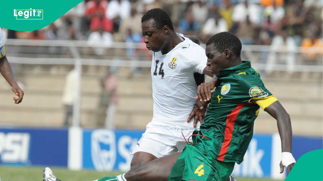 Charles Taylor, Sidy Ndiaye, Ghana, Senegal, CHAN 2009, Ivory Coast. Charles Taylor, Sidy Ndiaye, Ghana, Senegal, CHAN 2009, Ivory Coast.