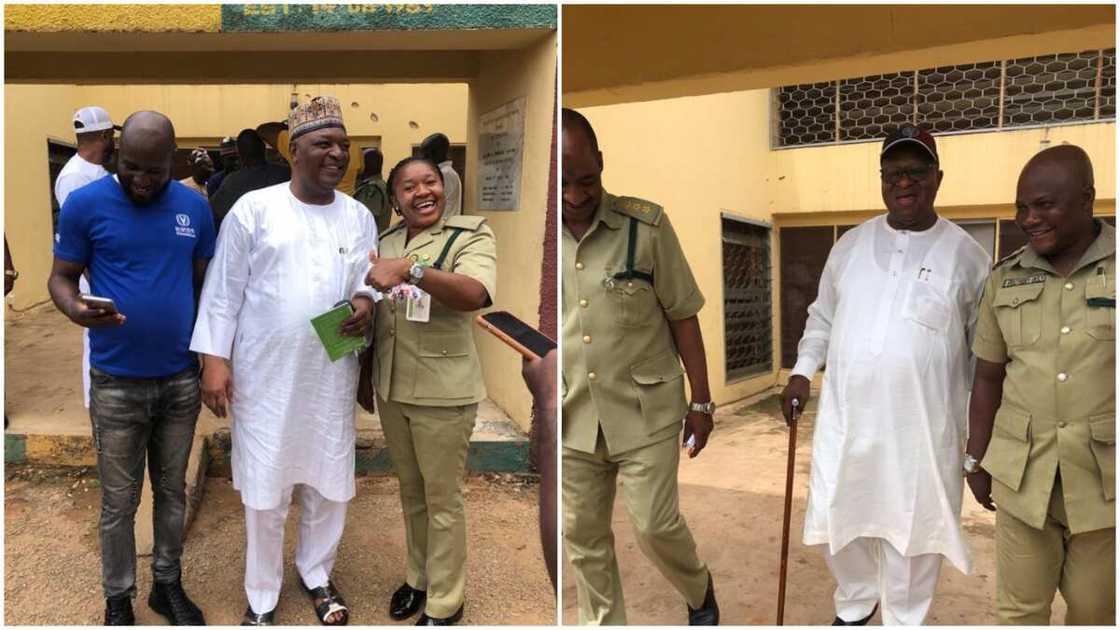 Former governors of Plateau and Taraba states/Senator Joshua Dariye/Jolly Nyame/Kuje prison in Abuja Former governors of Plateau and Taraba states/Senator Joshua Dariye/Jolly Nyame/Kuje prison in Abuja