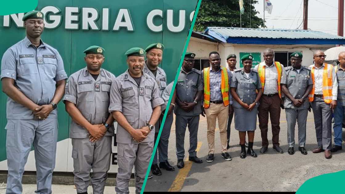 Nigeria Customs Service﻿ officers at work