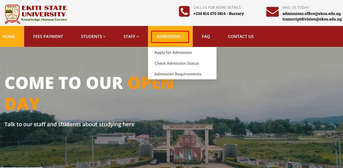 EKSU programme application EKSU programme application