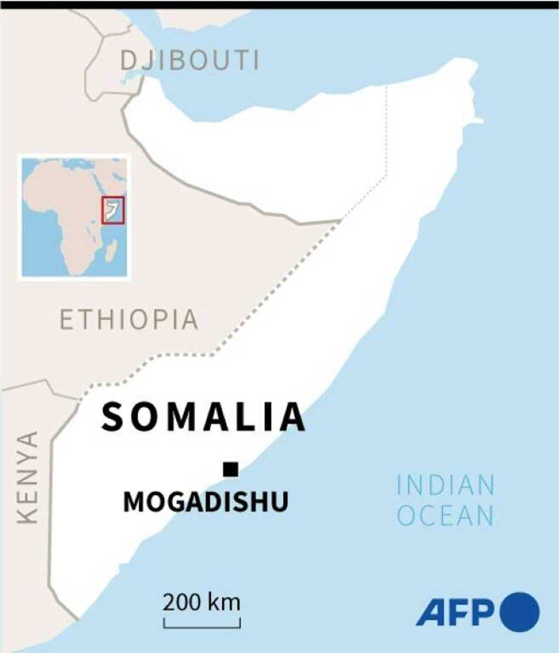 The attack took place in the Somali capital The attack took place in the Somali capital