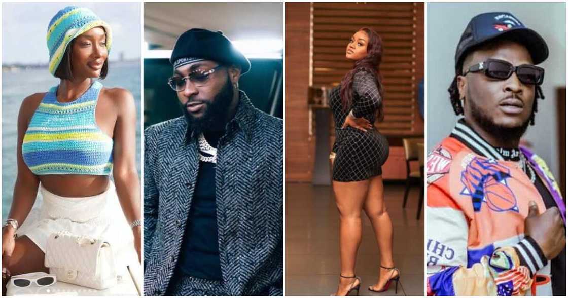 Photos of Anita Brown, Davido Chioma and Peruzzi