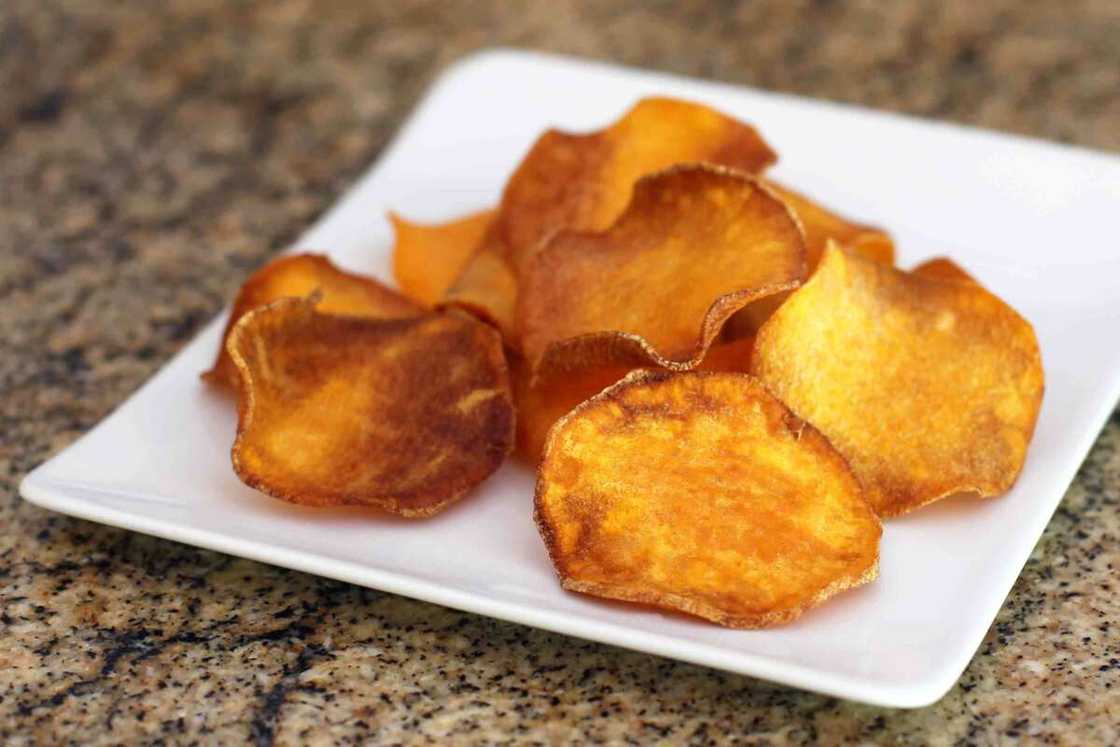Sweet potato chips Sweet potato chips