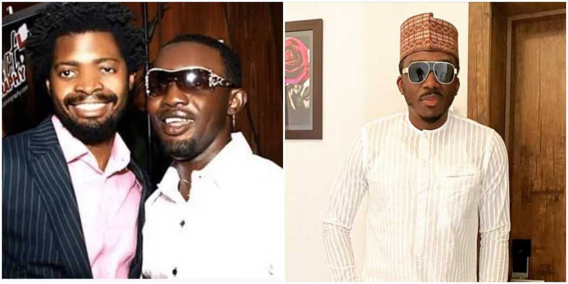 Old Picture of Ay and Basketmouth, Comedian Bovi Old Picture of Ay and Basketmouth, Comedian Bovi